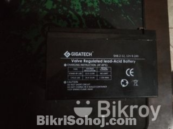 NEW GIGATECH 8.2AH SH8.2-12 12V UPS BATTERY